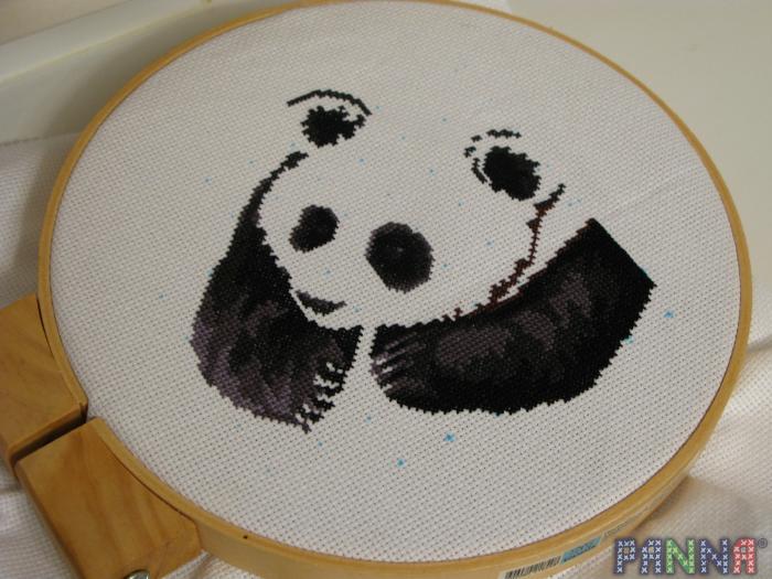 Схема вышивки «Панды»