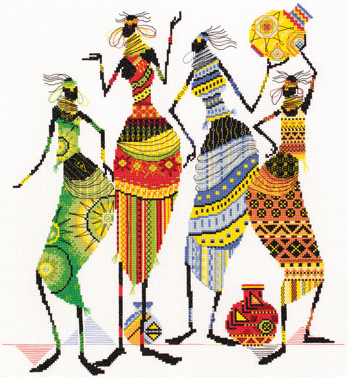 Схемы вышивки «африканские мотивы»