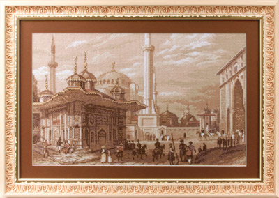 Набор для вышивания крестом PANNA Стамбул. Фонтан султана Ахмета