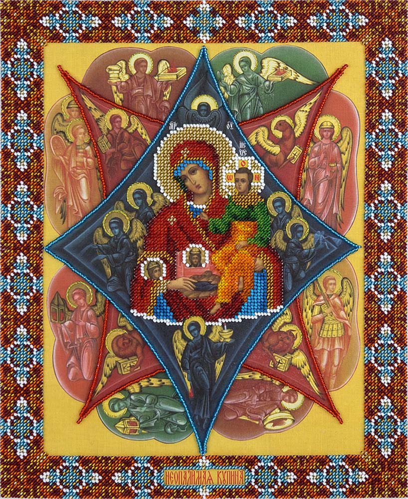 Схема вышивки «Икона Вифлеемской Божьей Матери.» (№1385518)