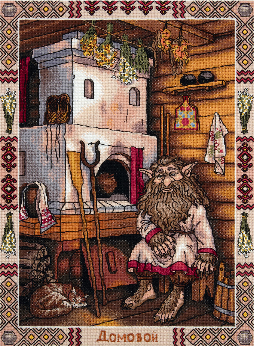 Набор для вышивания PANNA Славянская мифология. Домовой