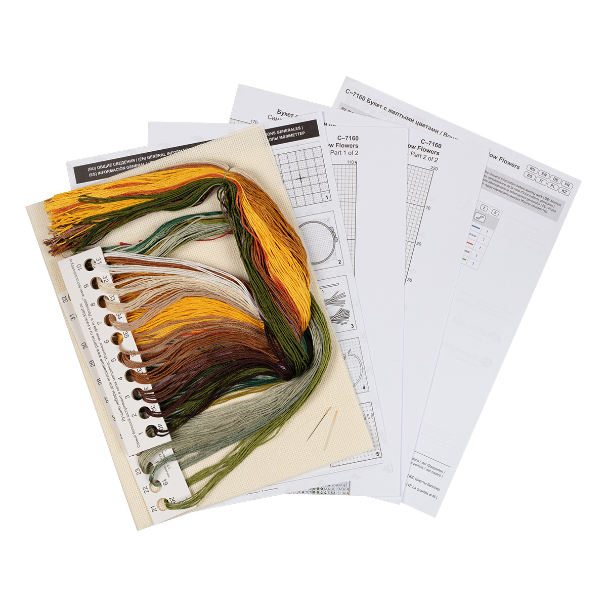 Внимание! Оттенки цветов готовой вышивки могут отличаться от ...