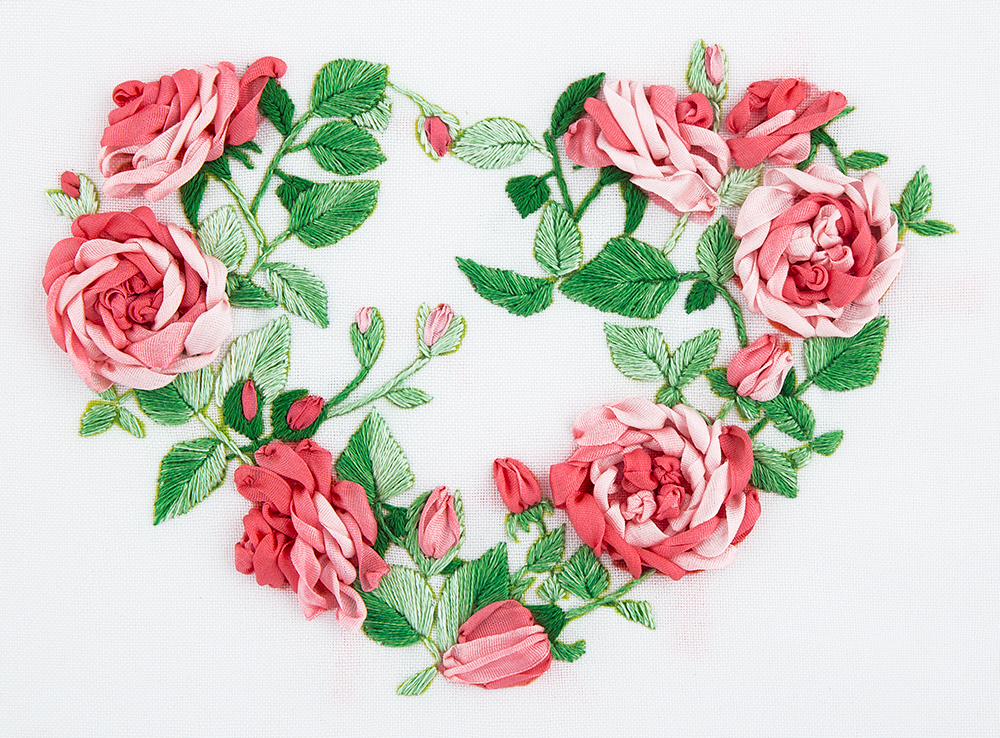 Набор для вышивания PANNA Сердце из роз 